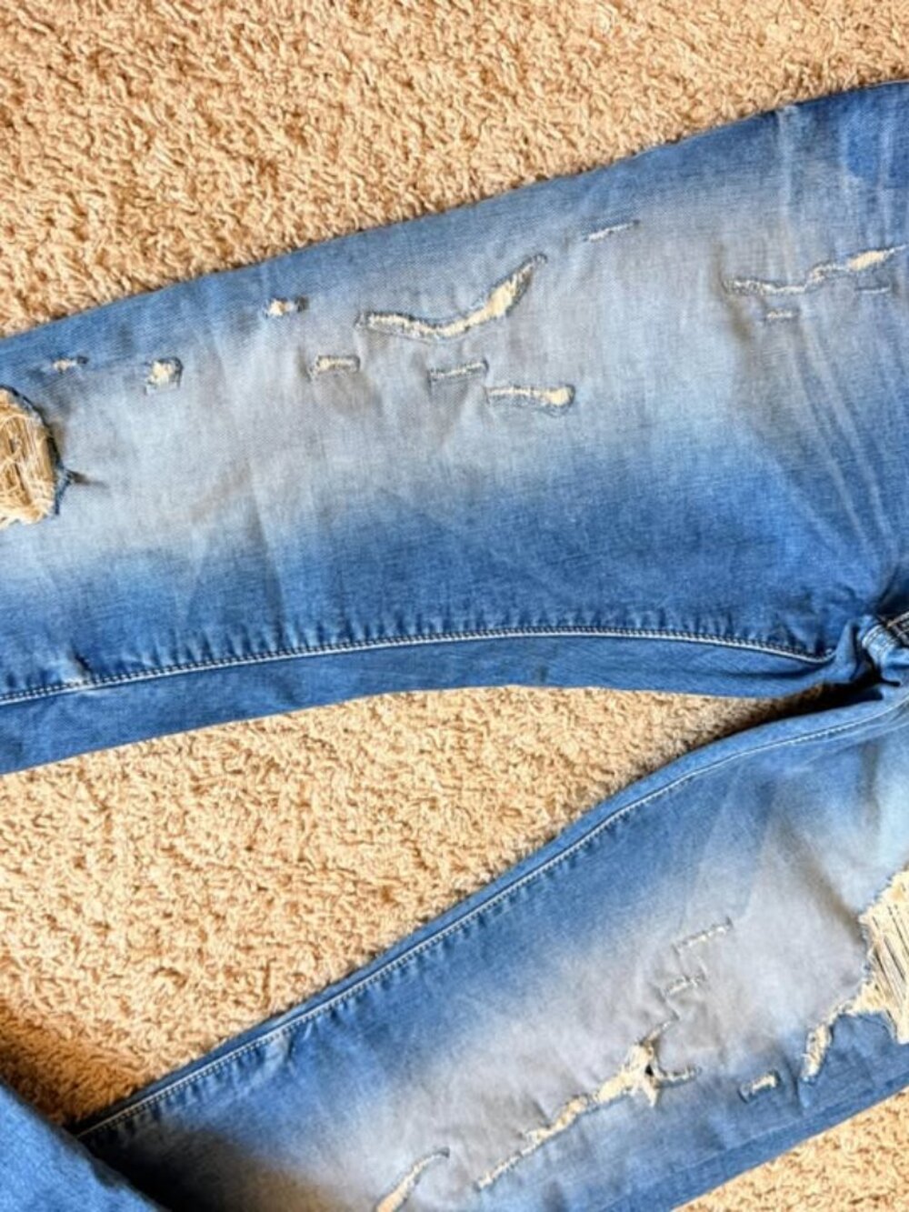 Philipp Plein Men’s Designer Jeans: Brand New Distressed Denim